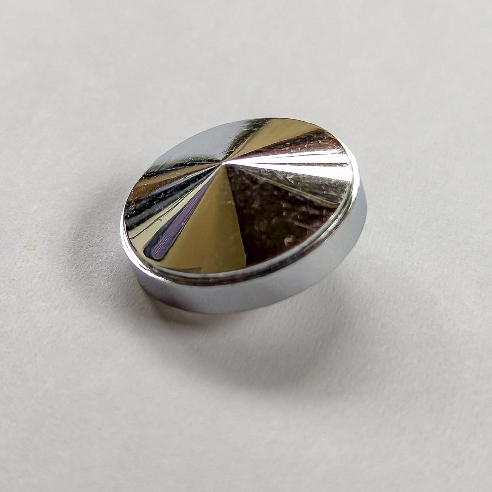 Rosace argent Ø 20mm