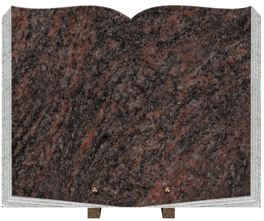 Livre en granit himalaya sur pieds