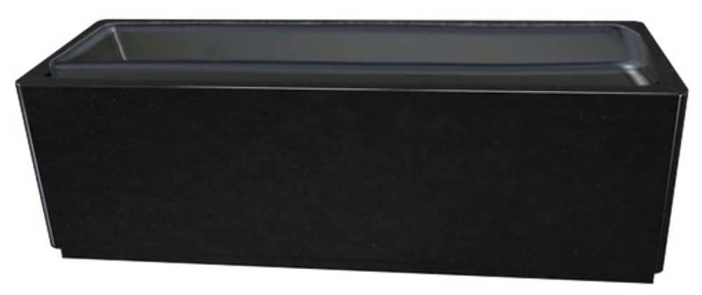 Jardinières en granit noir